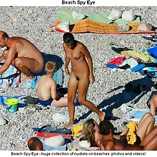 Nudist beach photos - sunburned female..