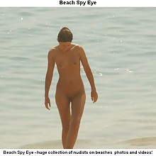 Nudist beach photos - With bald pussy naked..