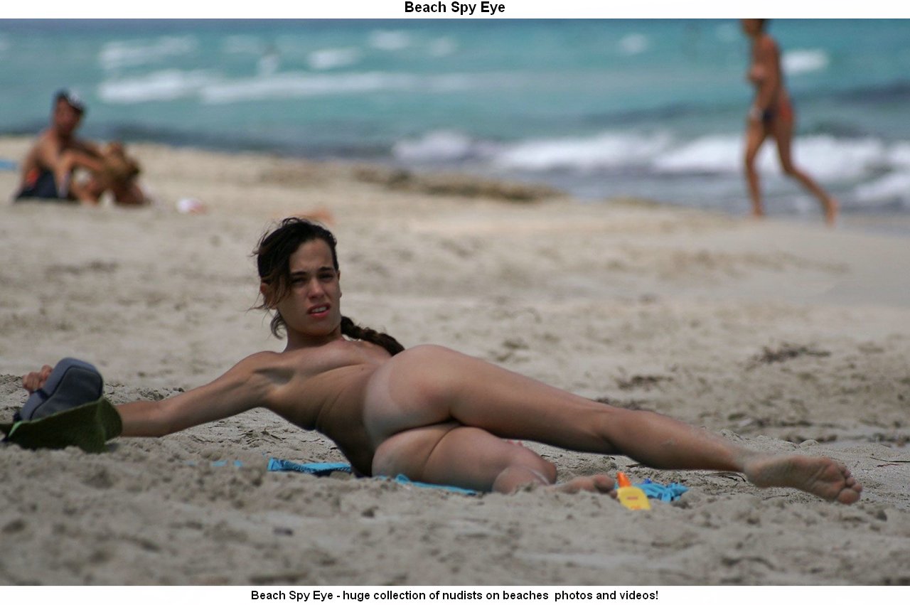 Nude Beaches Pics Nudist beach photos - smeared with cream female.. Image 8