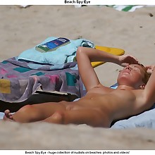 Nudist beach photos - sunburned nudist..