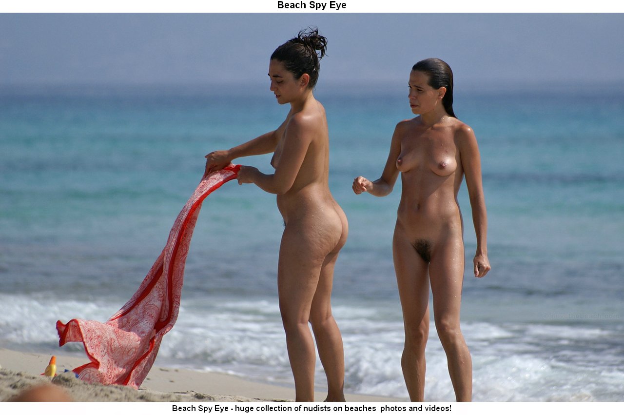 Nude Beaches Pics Nudist beach photos - well-built female nudists.. Image 3