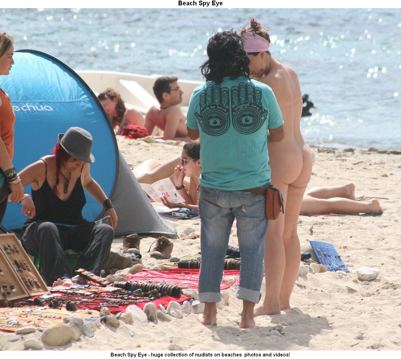 Nude Beaches Pics Nudist beach photos - adorable blonds and brunet.. Picture 2
