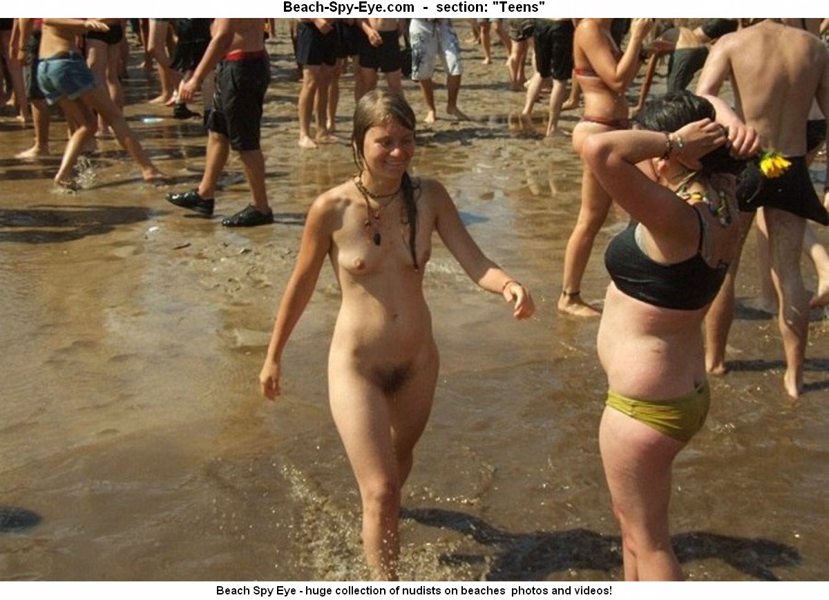 nudes nudist girls trys to be modest at nude beaches in Cuba